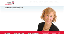 Desktop Screenshot of cathymacdonald.com